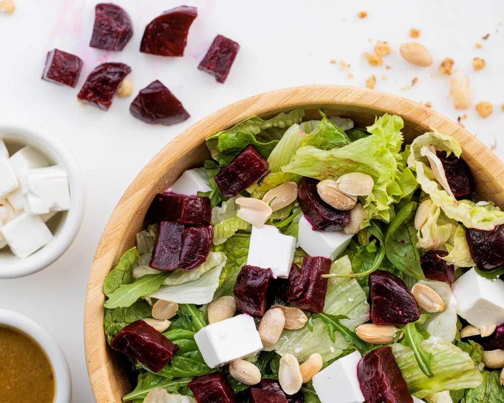 red beets salad