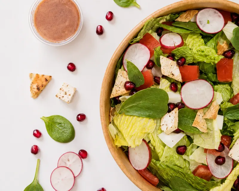 crispy fattoush salad