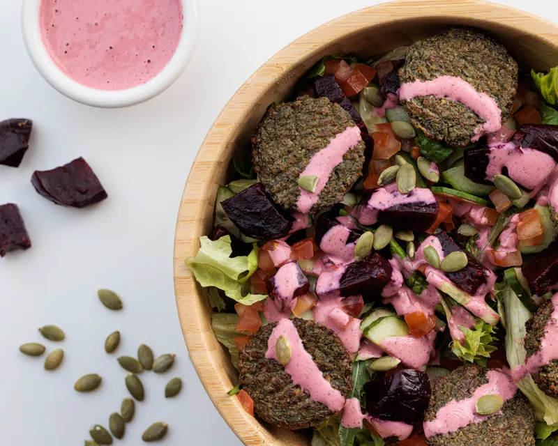 falafel beets salad