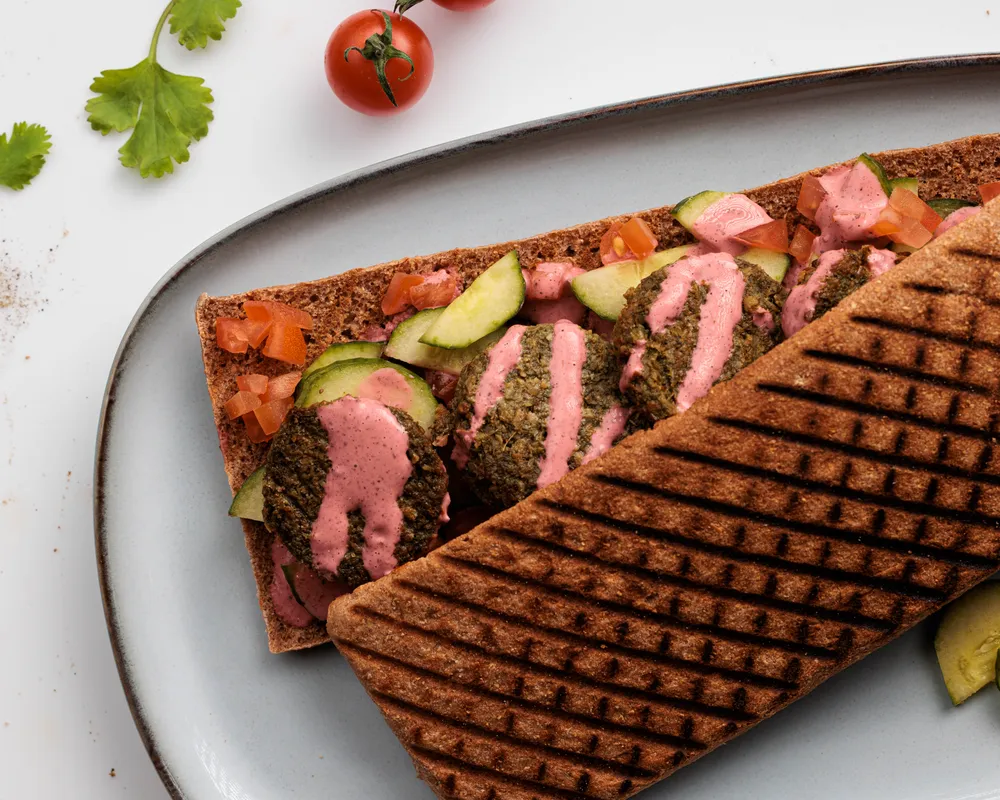 classic falafel sandwich