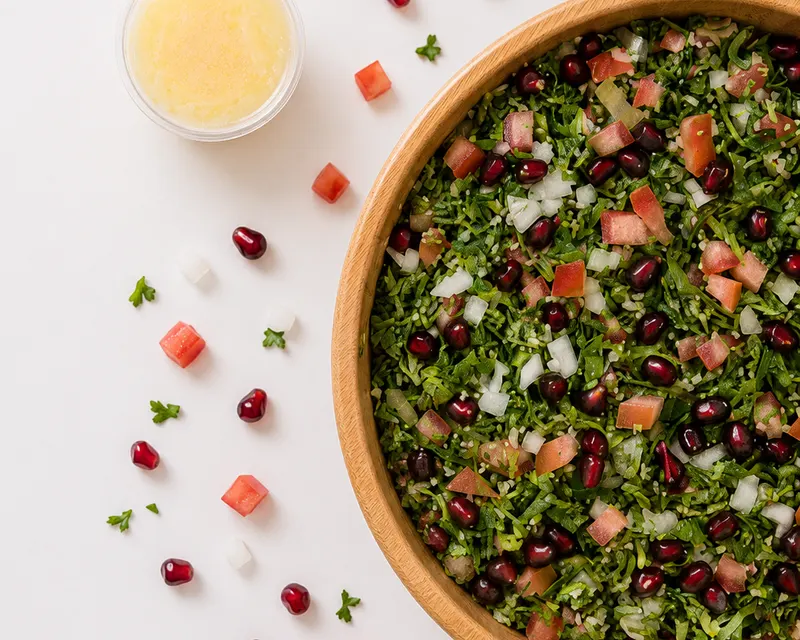 fresh tabbouleh salad
