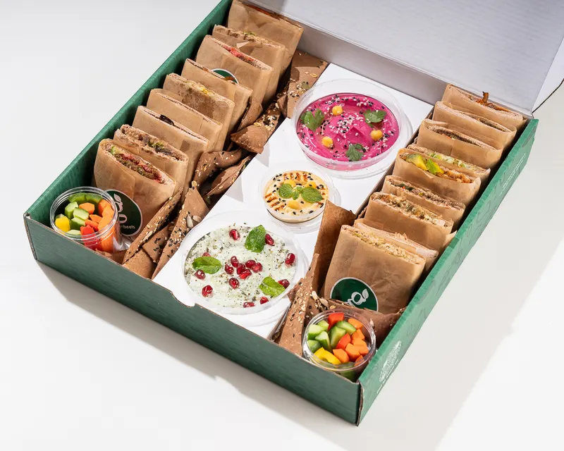 large delightful sandwich box